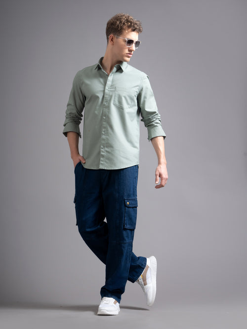 Men Smart Slim Fit Casual Shirt