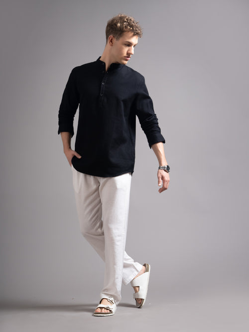 Men's Dobby Kurta Shirt