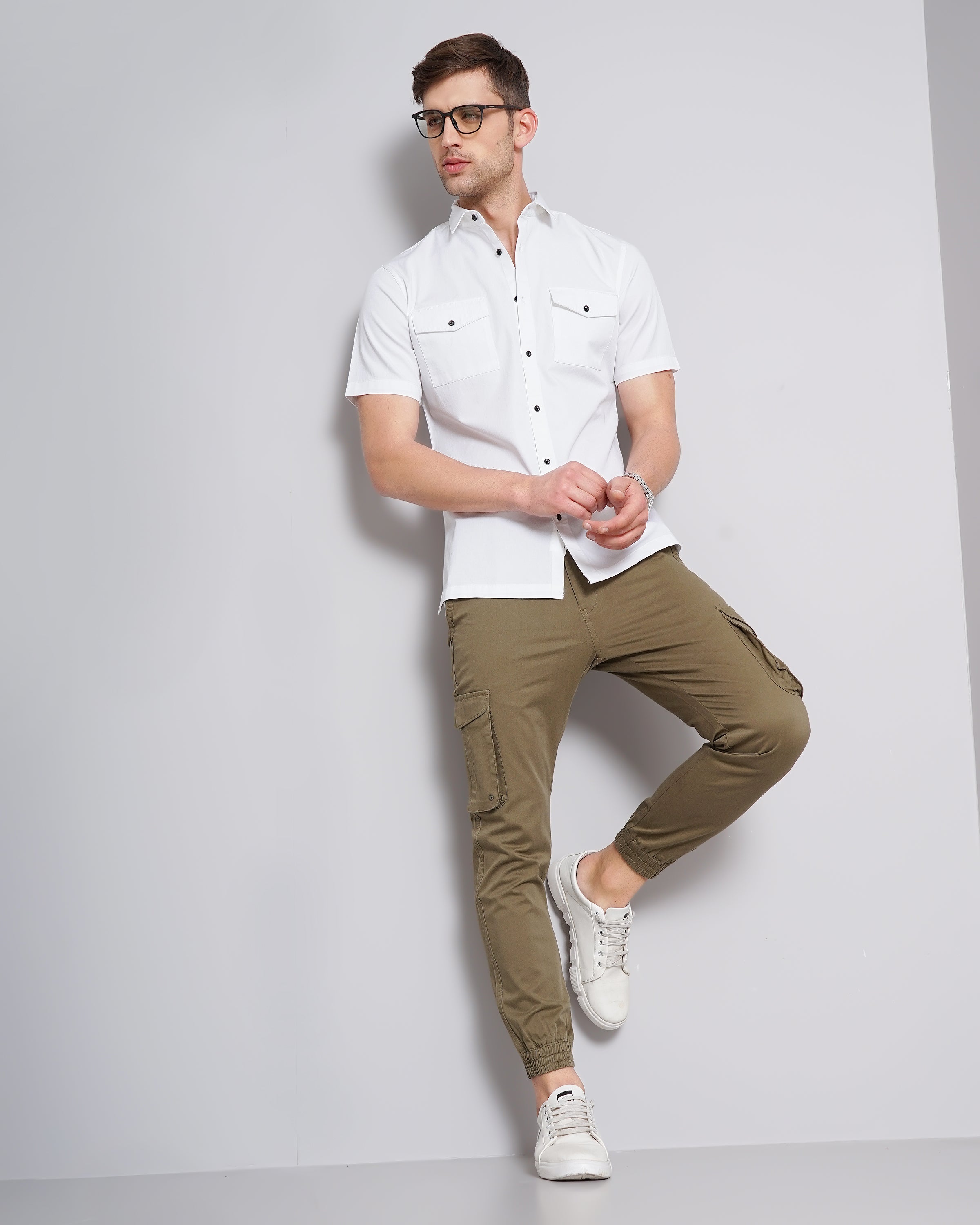 DOUBLE POCKET SLIM FIT SHIRT