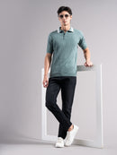 Men Smart Slim Fit Mid-Rise Light Fade Jeans
