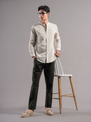 Men Smart Slim Fit Striped Casual Shirt