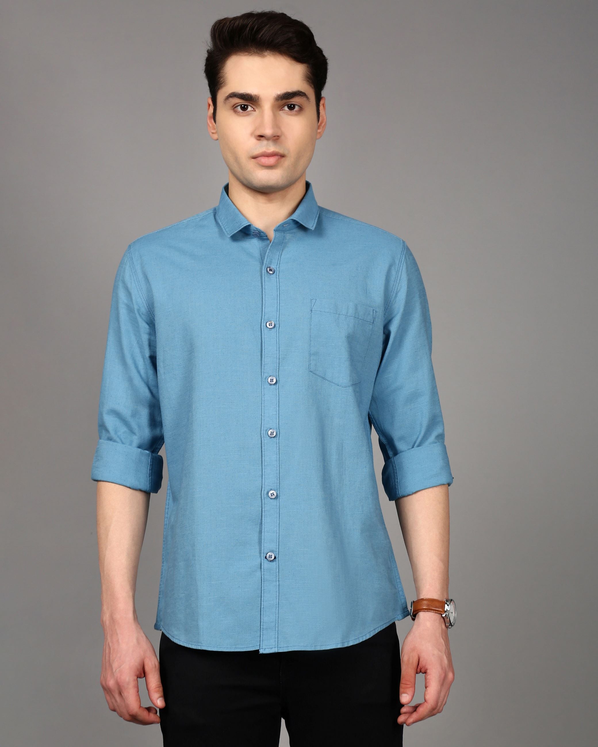 Men Slim Fit Shirt