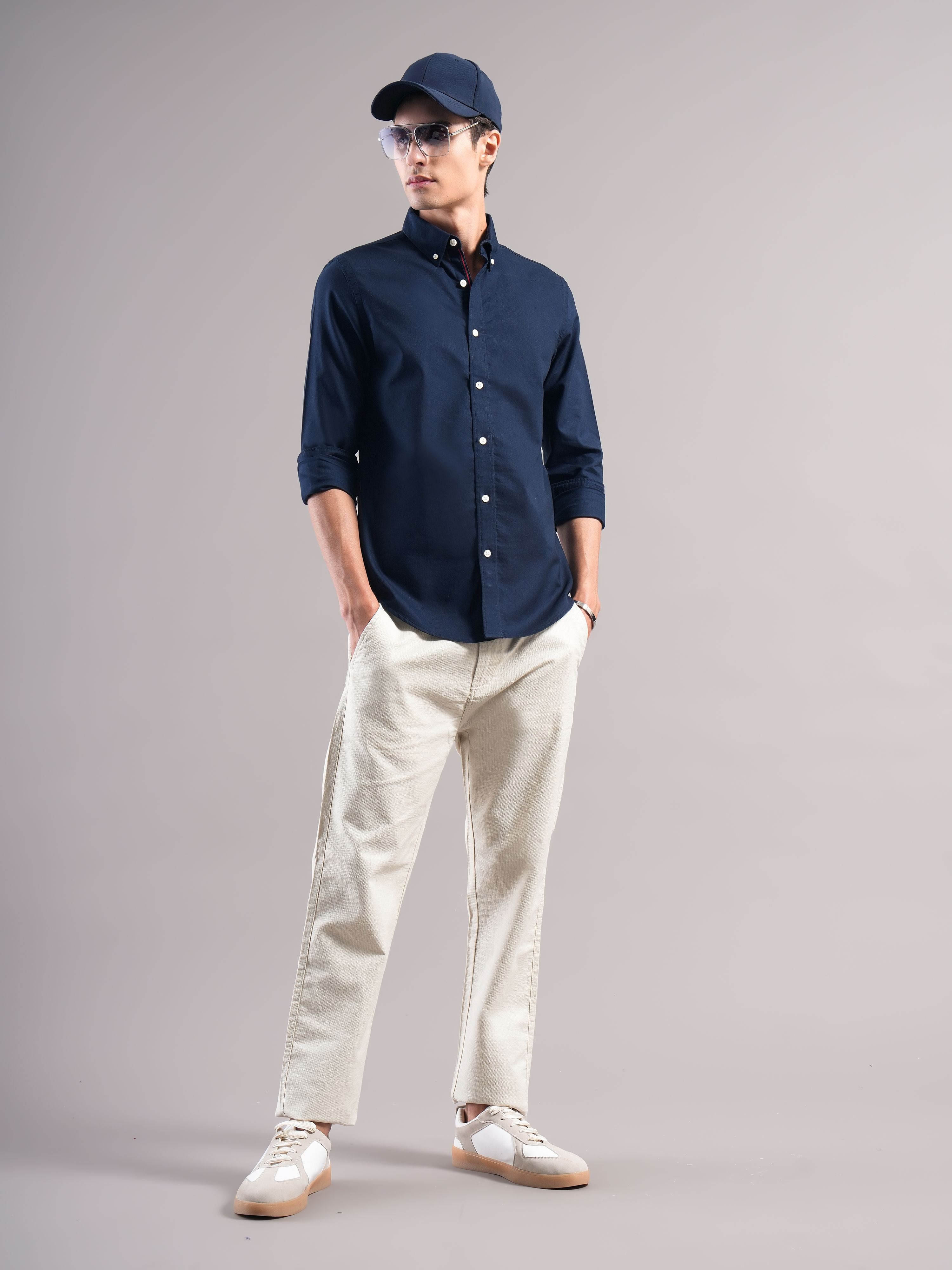 Men Smart Slim Fit Casual Shirt