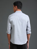 Men Dobby Solid Shirt
