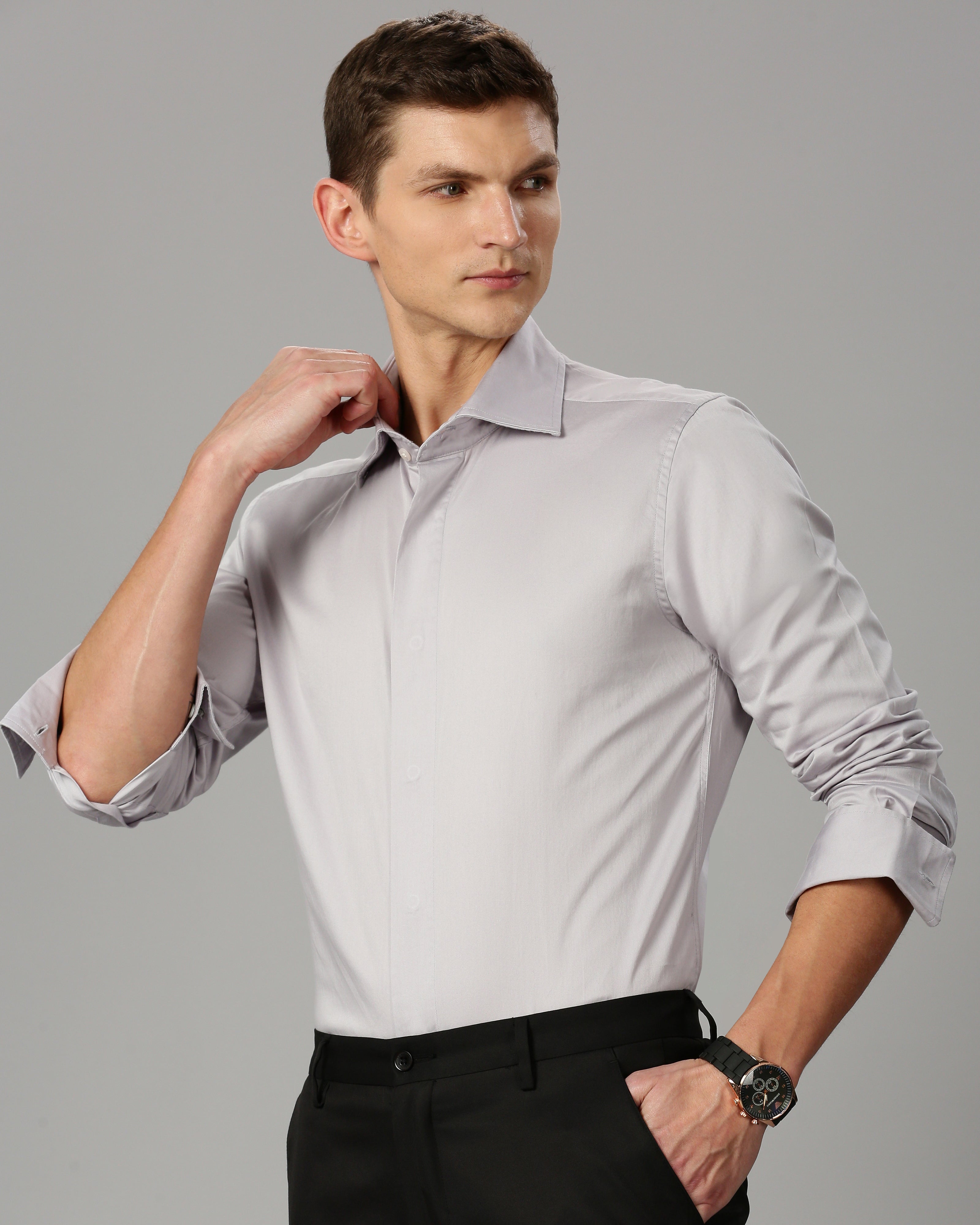 Satin Men's Partywear Shirt