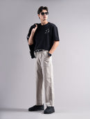 Men Smart Low-Rise Trousers