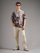 Men Tailored Low-Rise Trousers