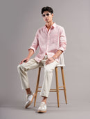 Men Smart Slim Fit Striped Casual Shirt