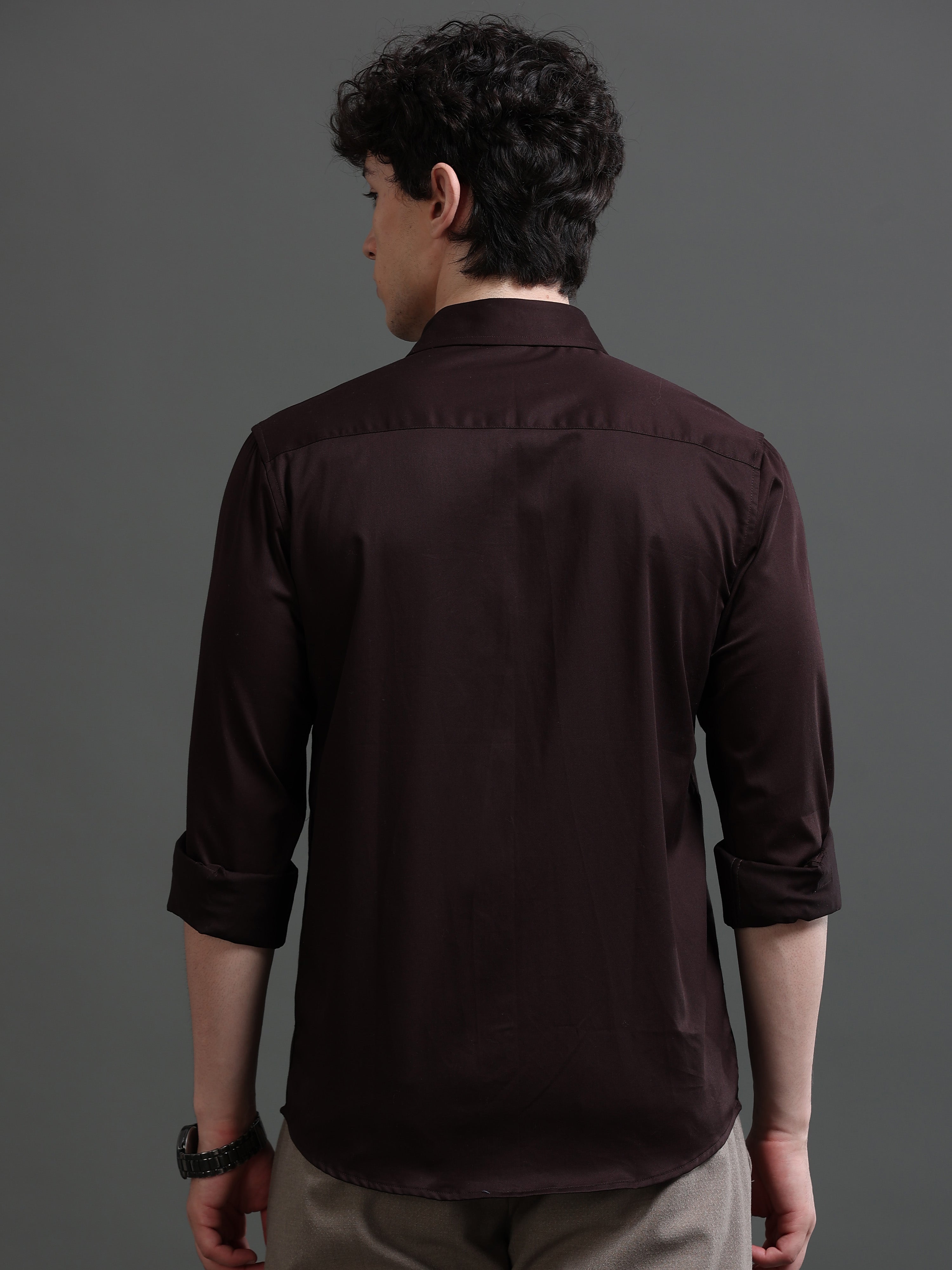 Men Smart Slim Fit Casual Shirt