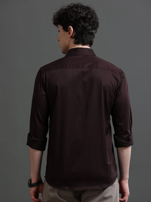 Men Smart Slim Fit Casual Shirt