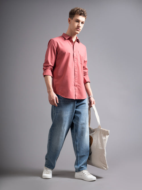 Men Smart Slim Fit Casual Shirt