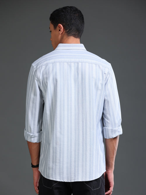 Men Oxford Stripes Shirt
