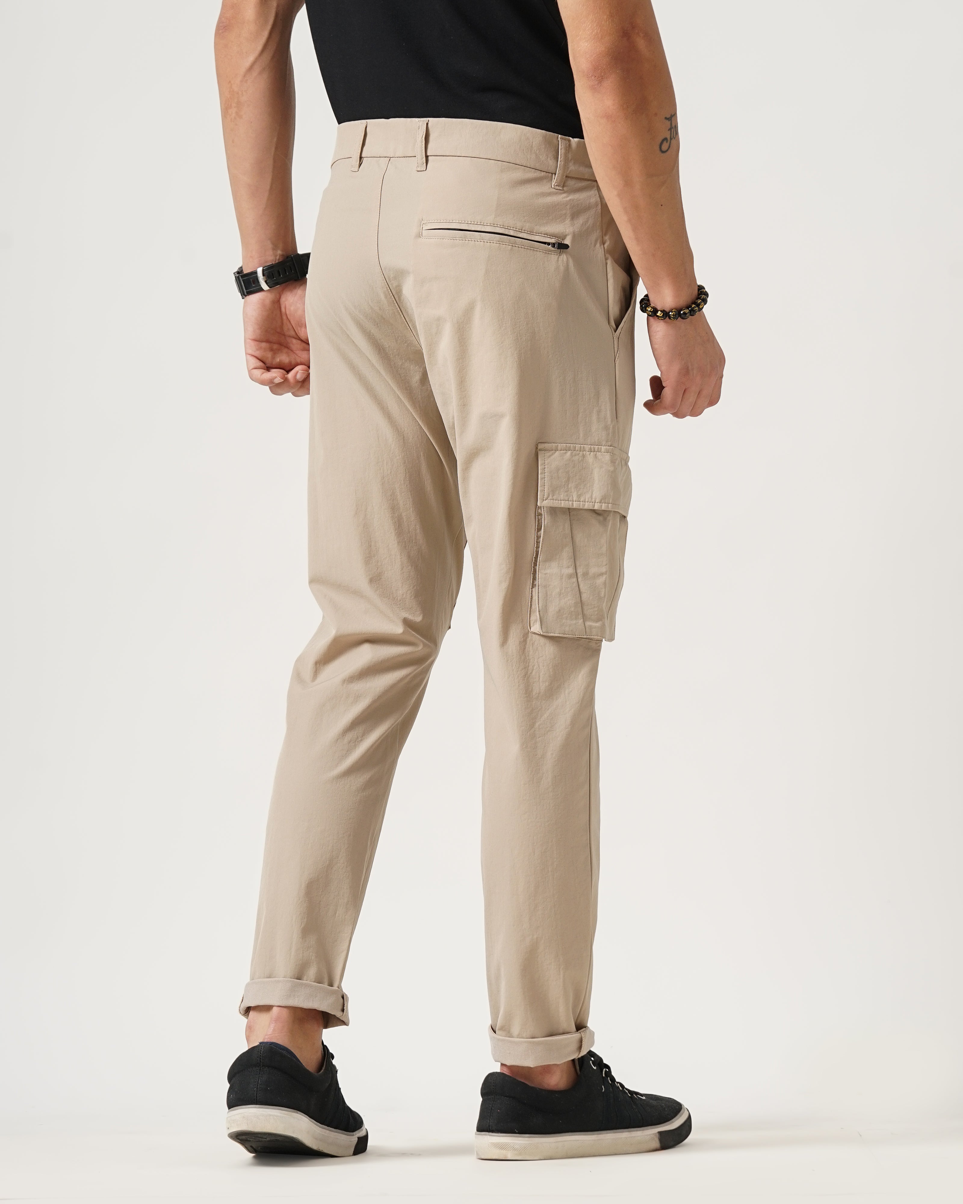 MEN'S CARGO STRETCHABLE CHINOS
