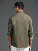 Men Dobby Solid Shirts