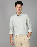 Men Smart Slim Fit Tropical Printed Cotton Casual Shirt