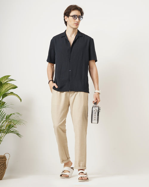 MEN'S SELF DESIGN SHIRT