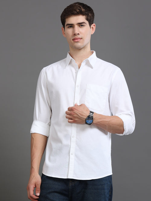 Men Oxford Slim Fit Shirt