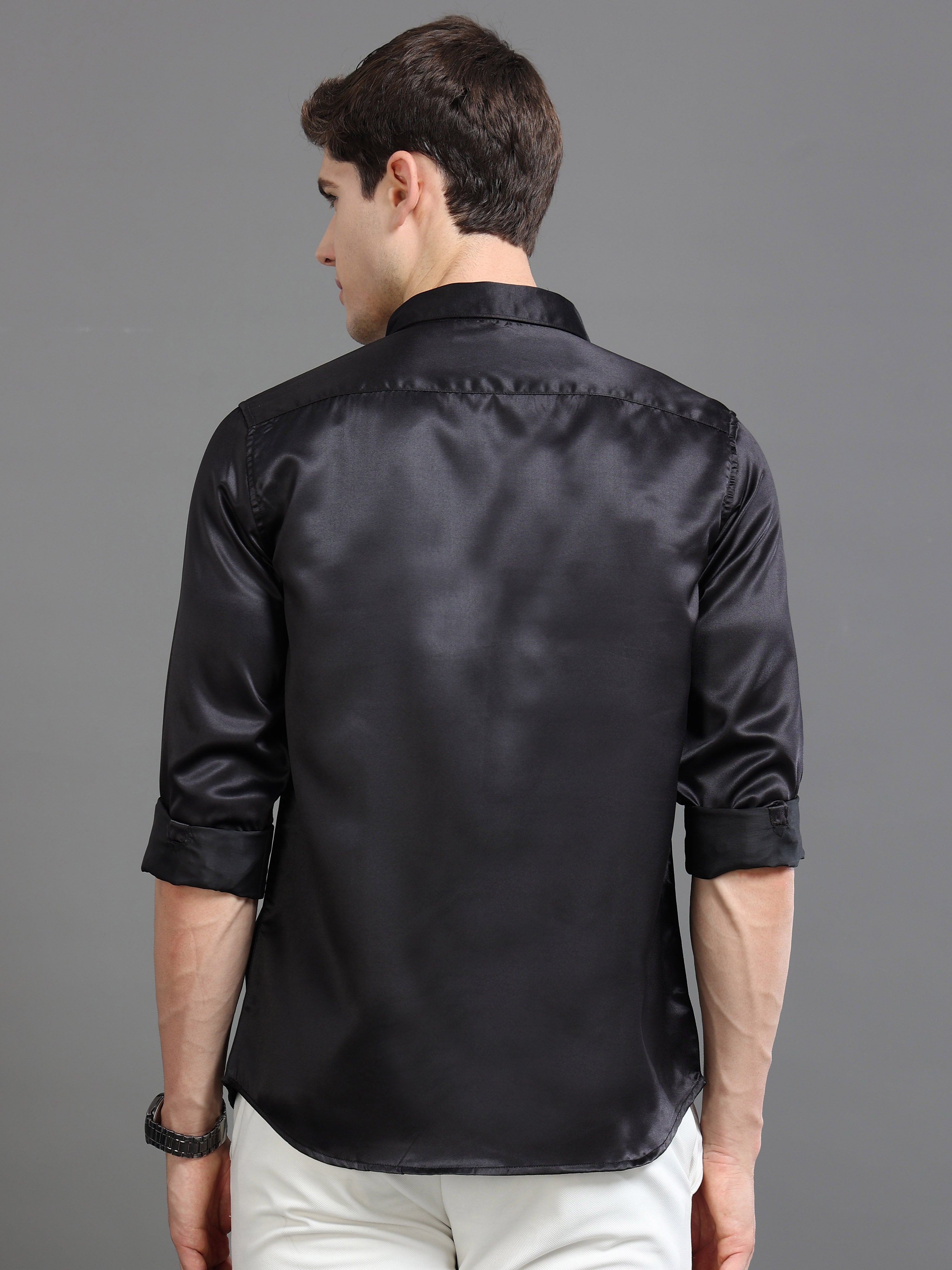 Men Smart Slim Fit Printed Party Shirt