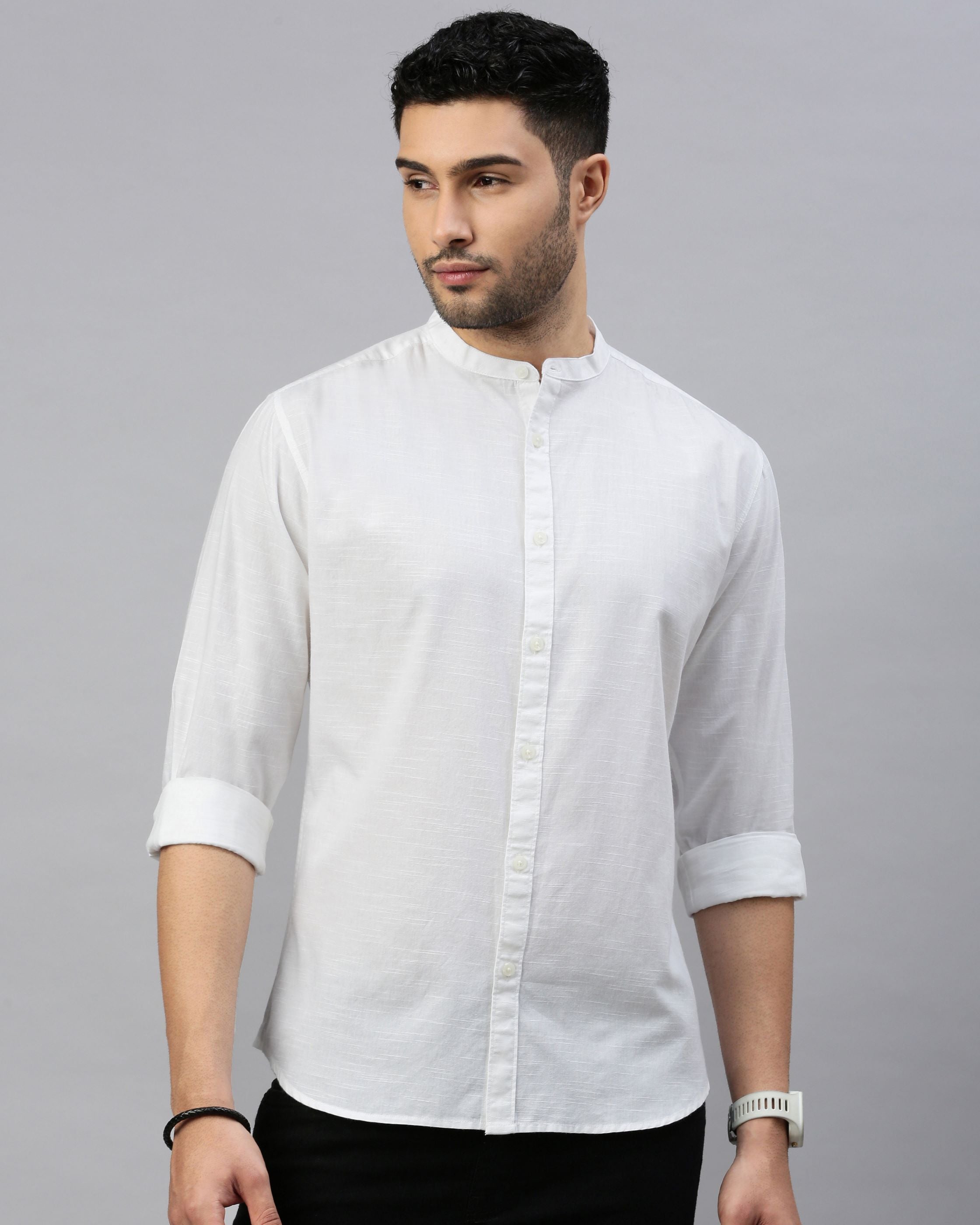 Men's Solid Casual Shirt