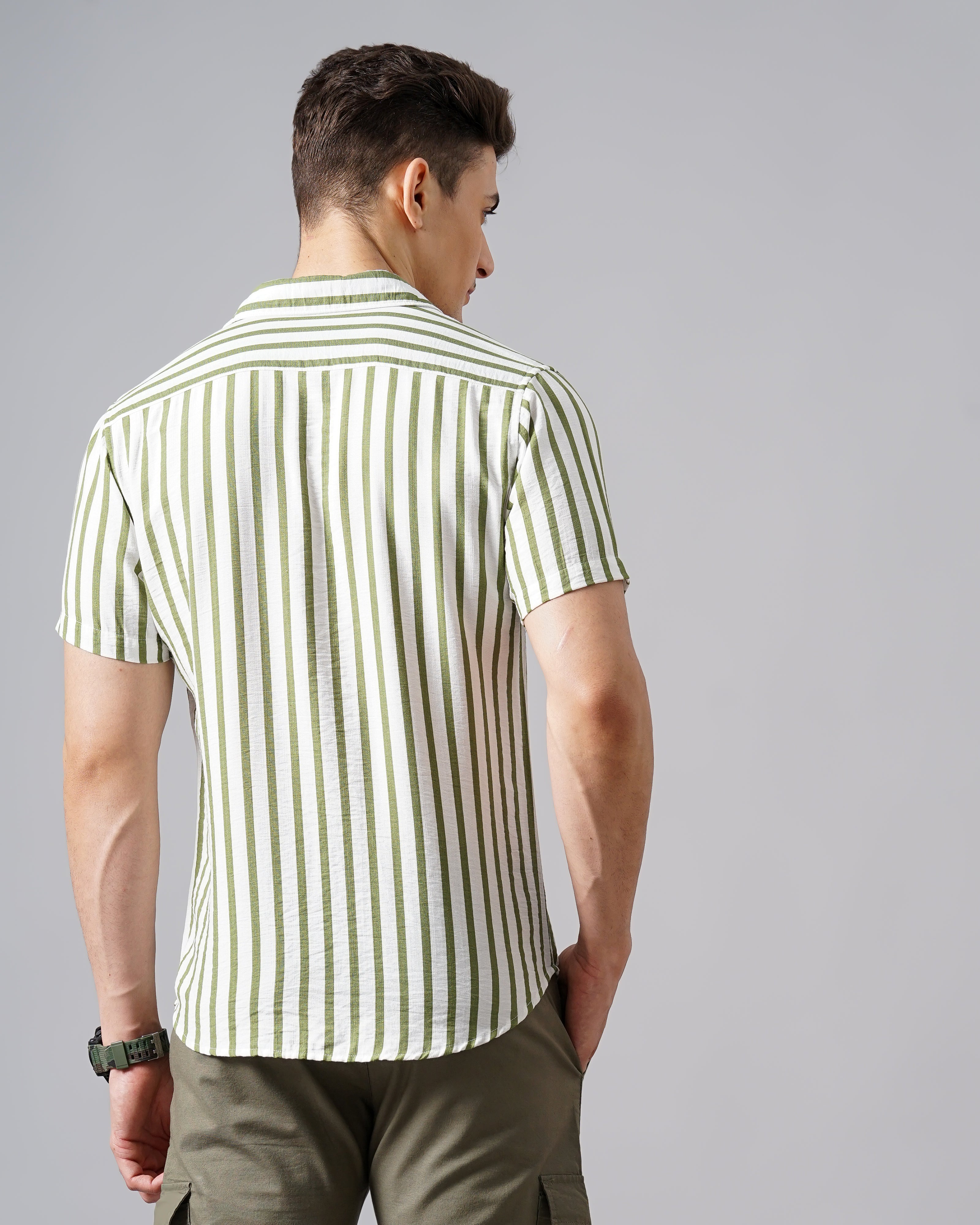 MEN'S STRIPE SHIRT