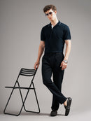 Men Tailored Low-Rise Trousers
