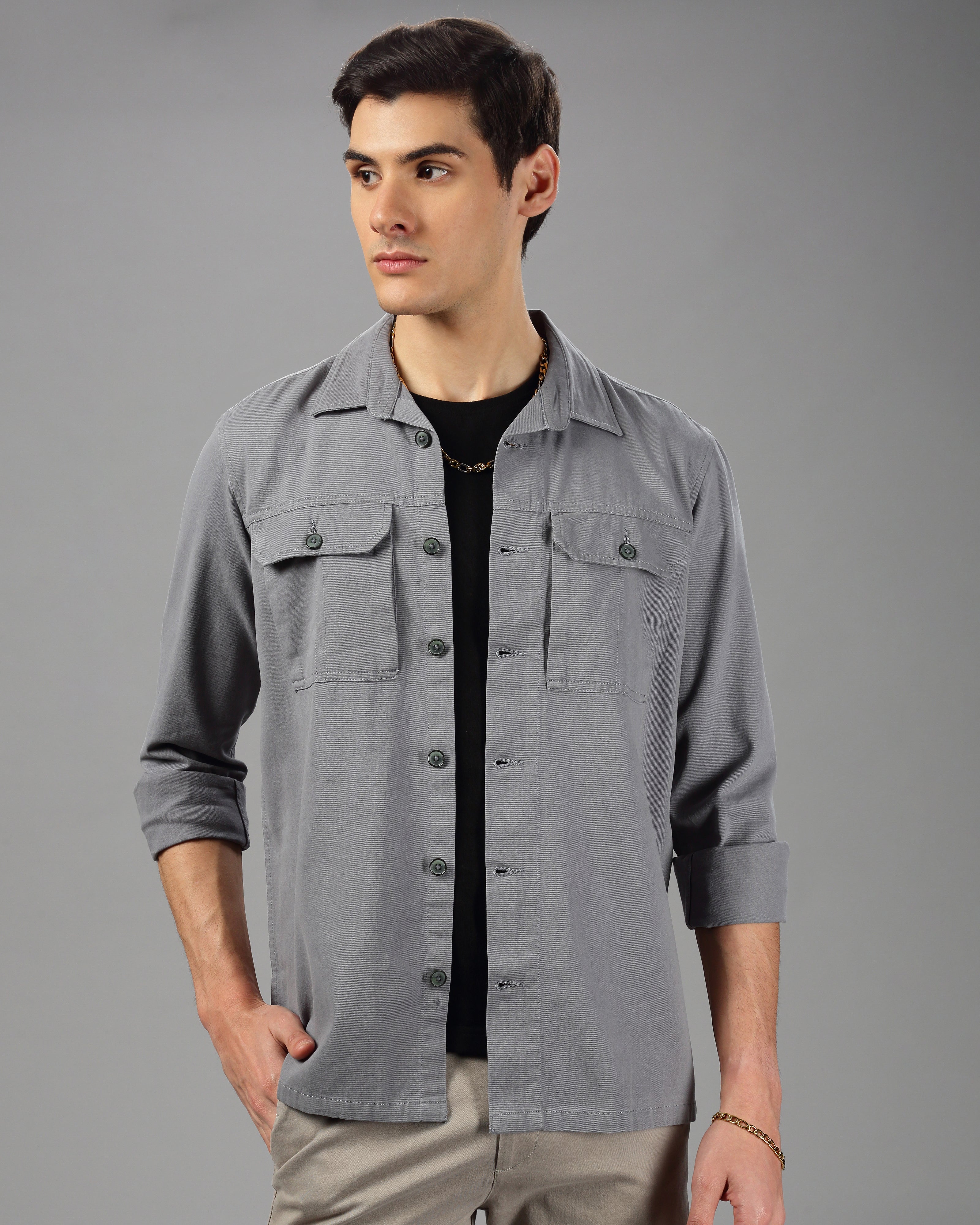 MEN OVERSIZE SHACKET