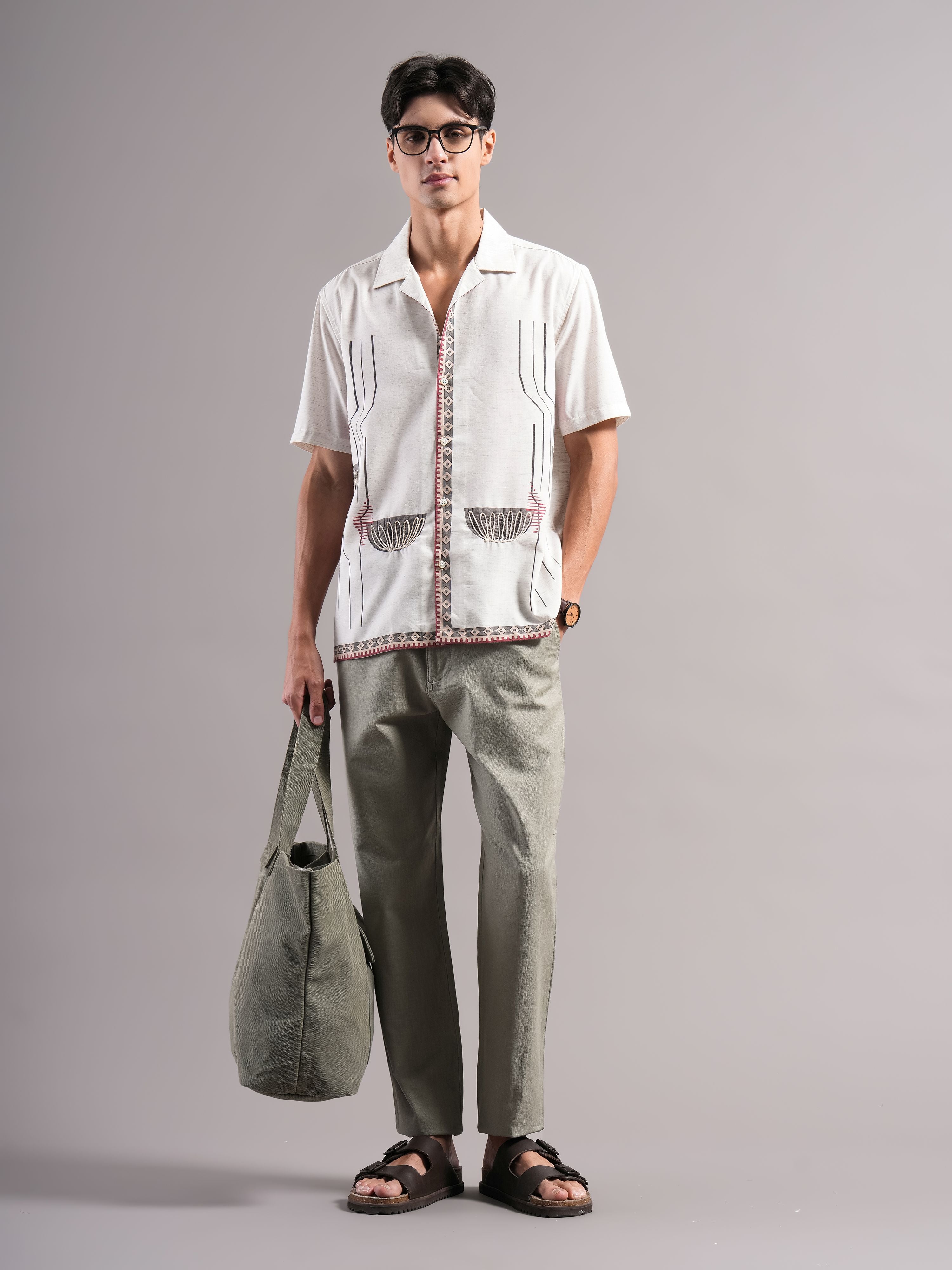 Men Smart Printed Casual Shirt