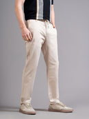 Men Smart Slim Fit Low-Rise Cotton Chinos