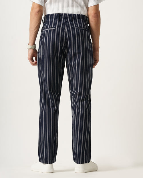 MEN'S REGULAR FIT STRIPE TROUSER