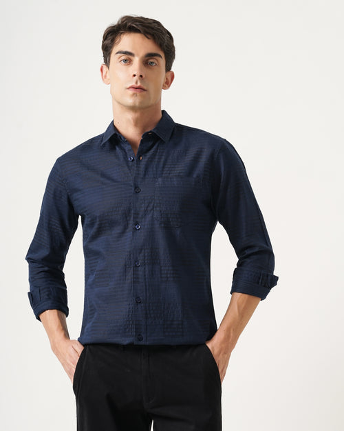 MEN'S SELF DESIGN SHIRT