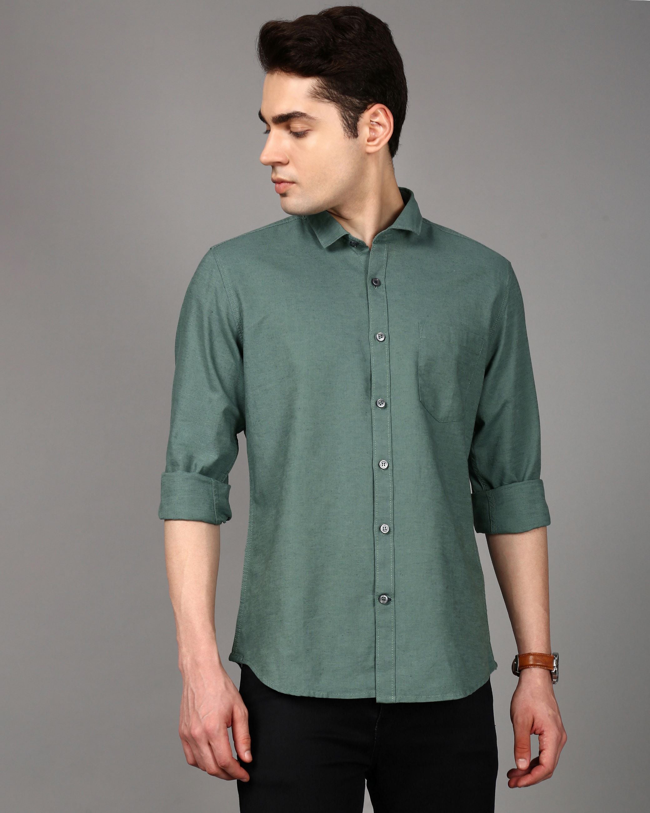Men Slim Fit Shirt