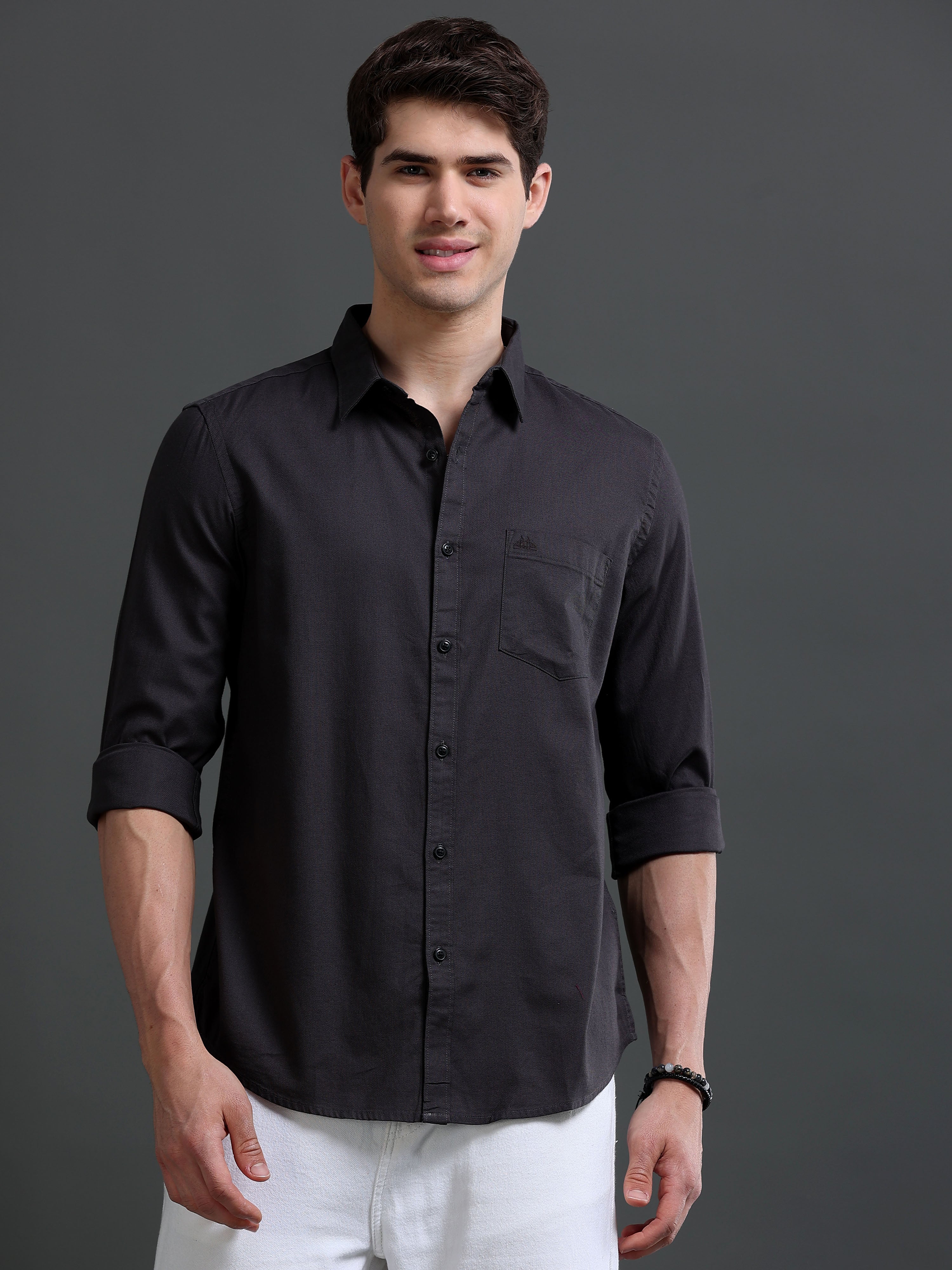 Men Smart Slim Fit Formal Shirt