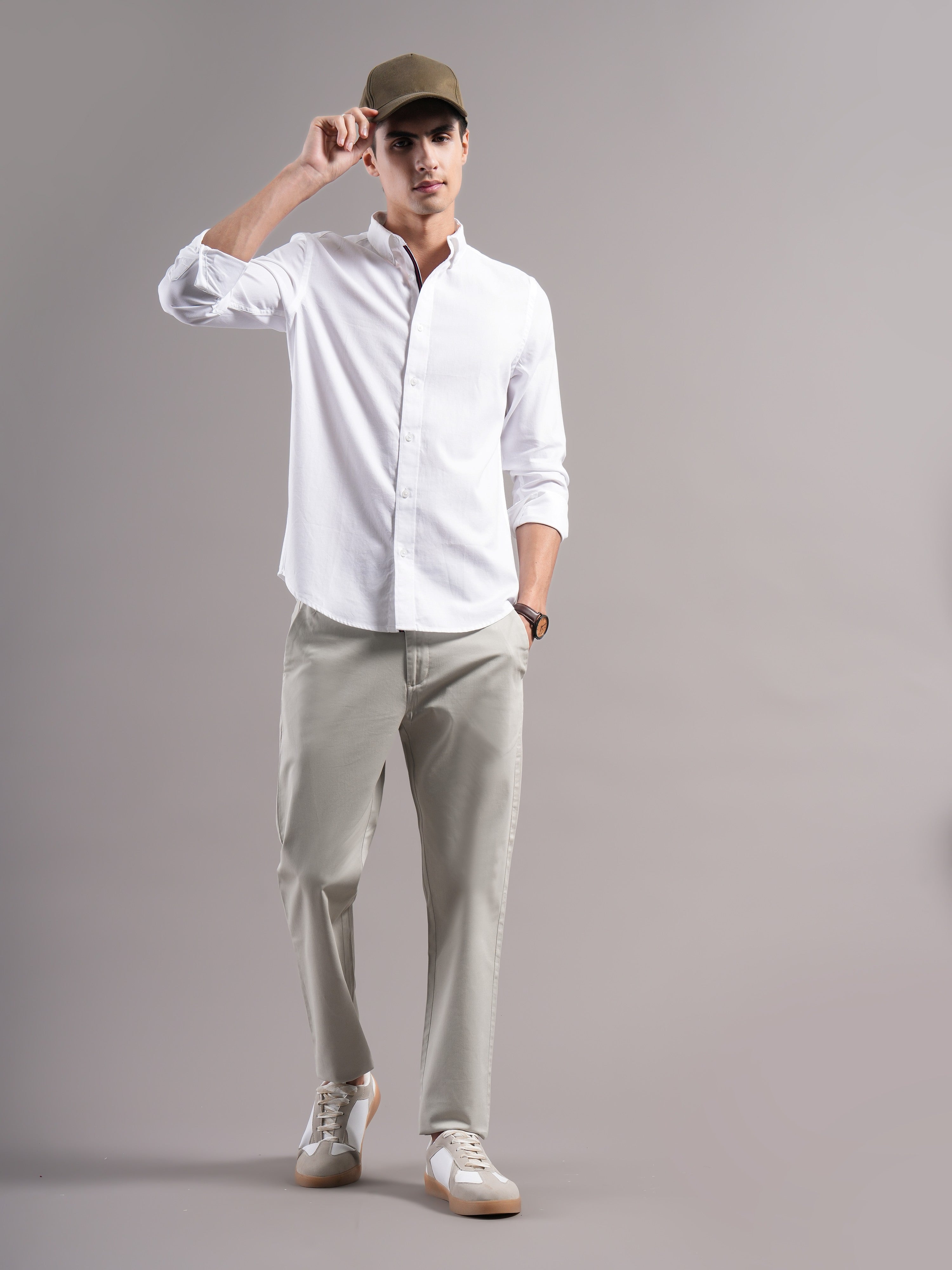 Men Smart Slim Fit Casual Shirt