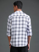 Men Herringbone Checks Shirts