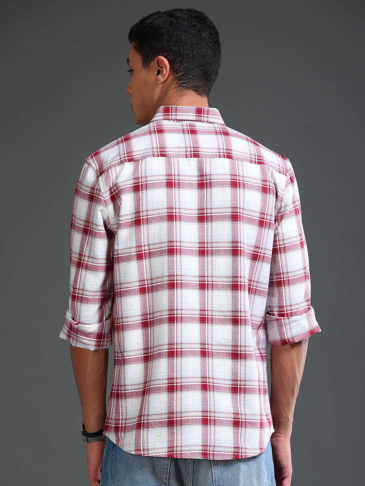 Men Premium Oxford Checks Shirt