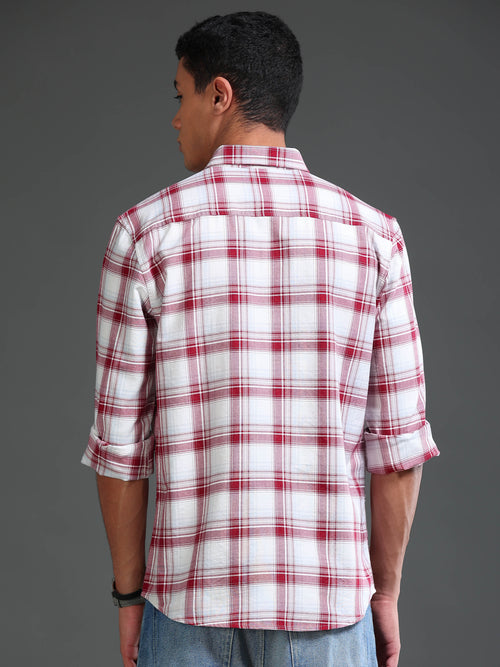 Men Premium Oxford Checks Shirt