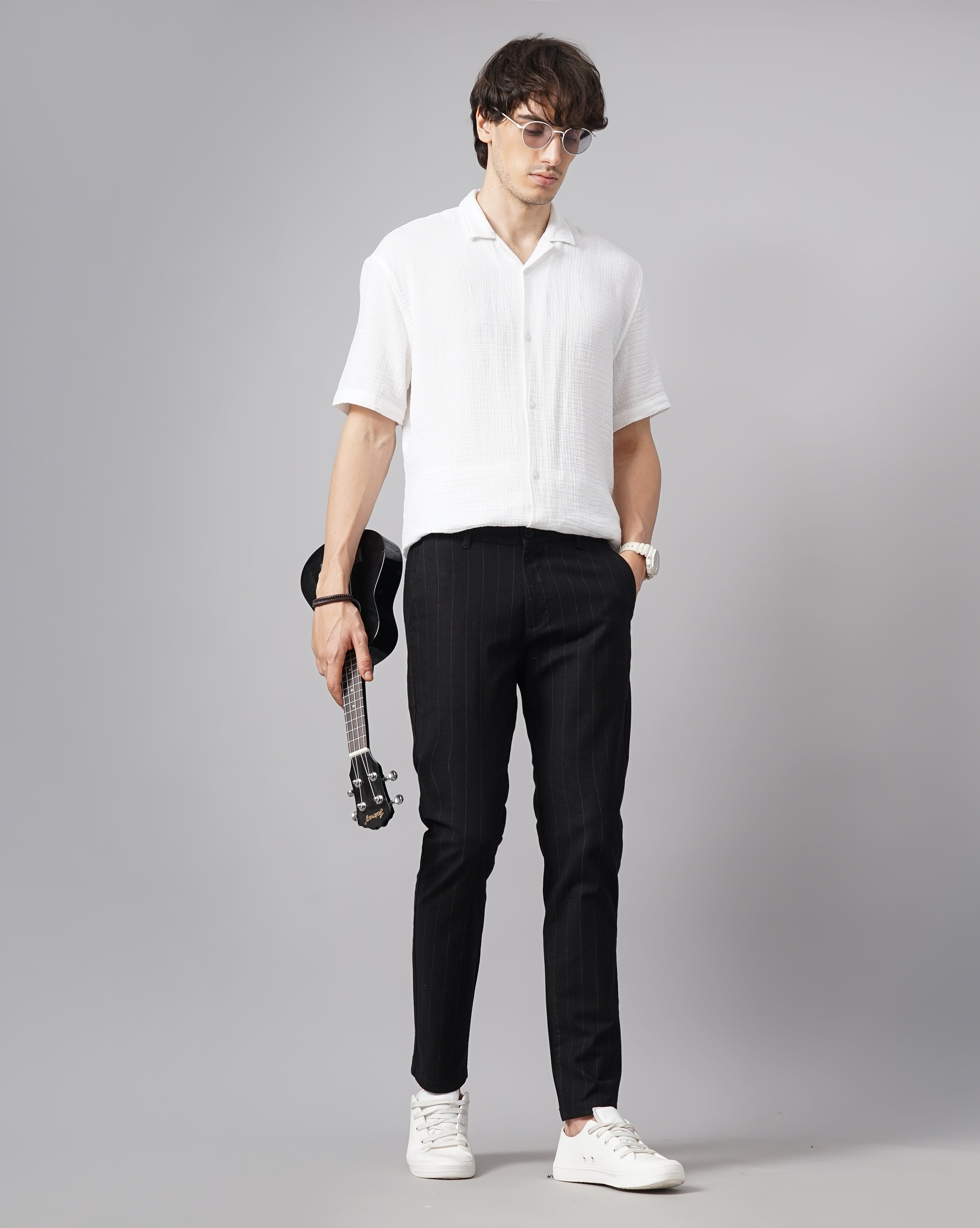 COTTON LINEN CHINOS