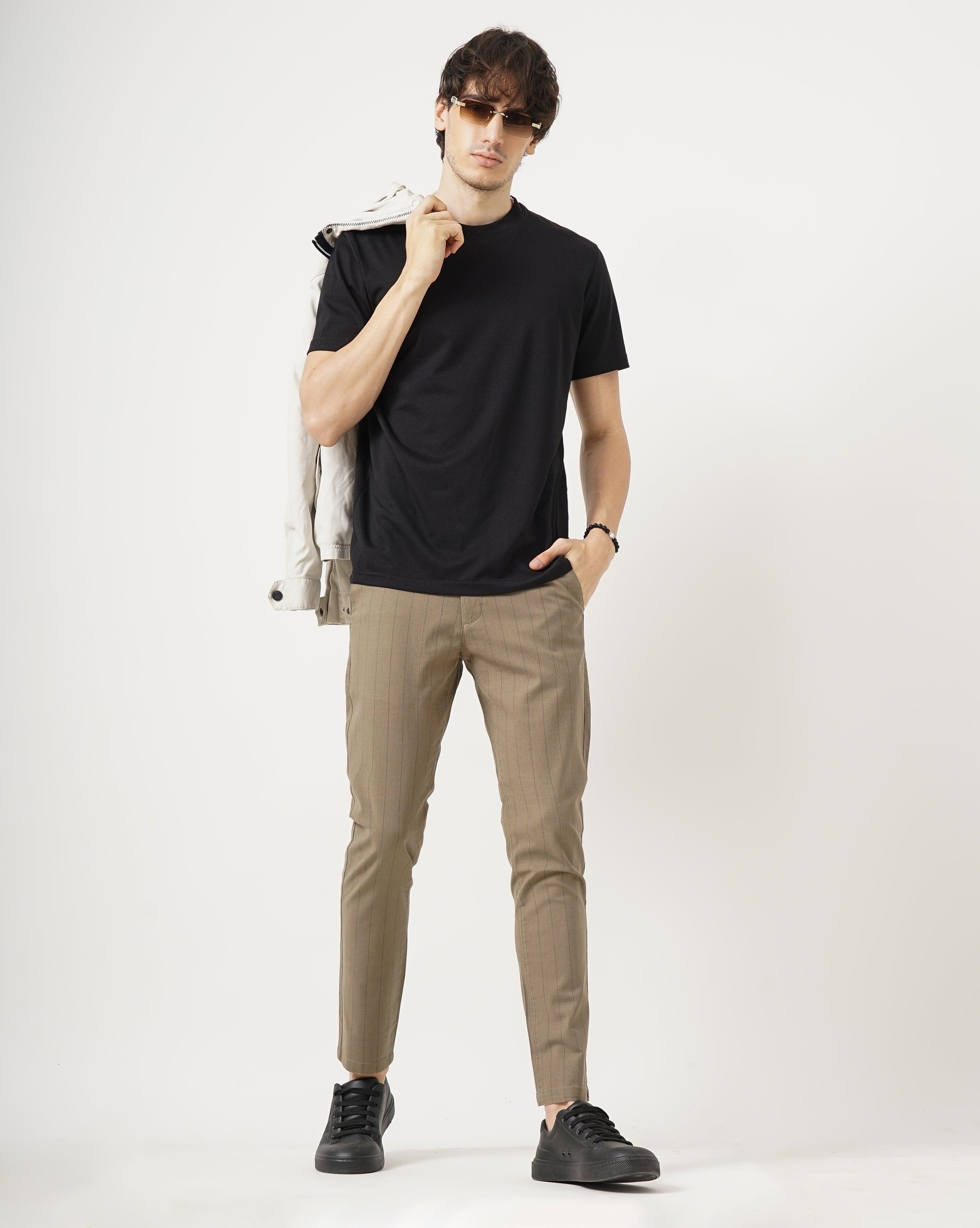 COTTON LINEN CHINOS