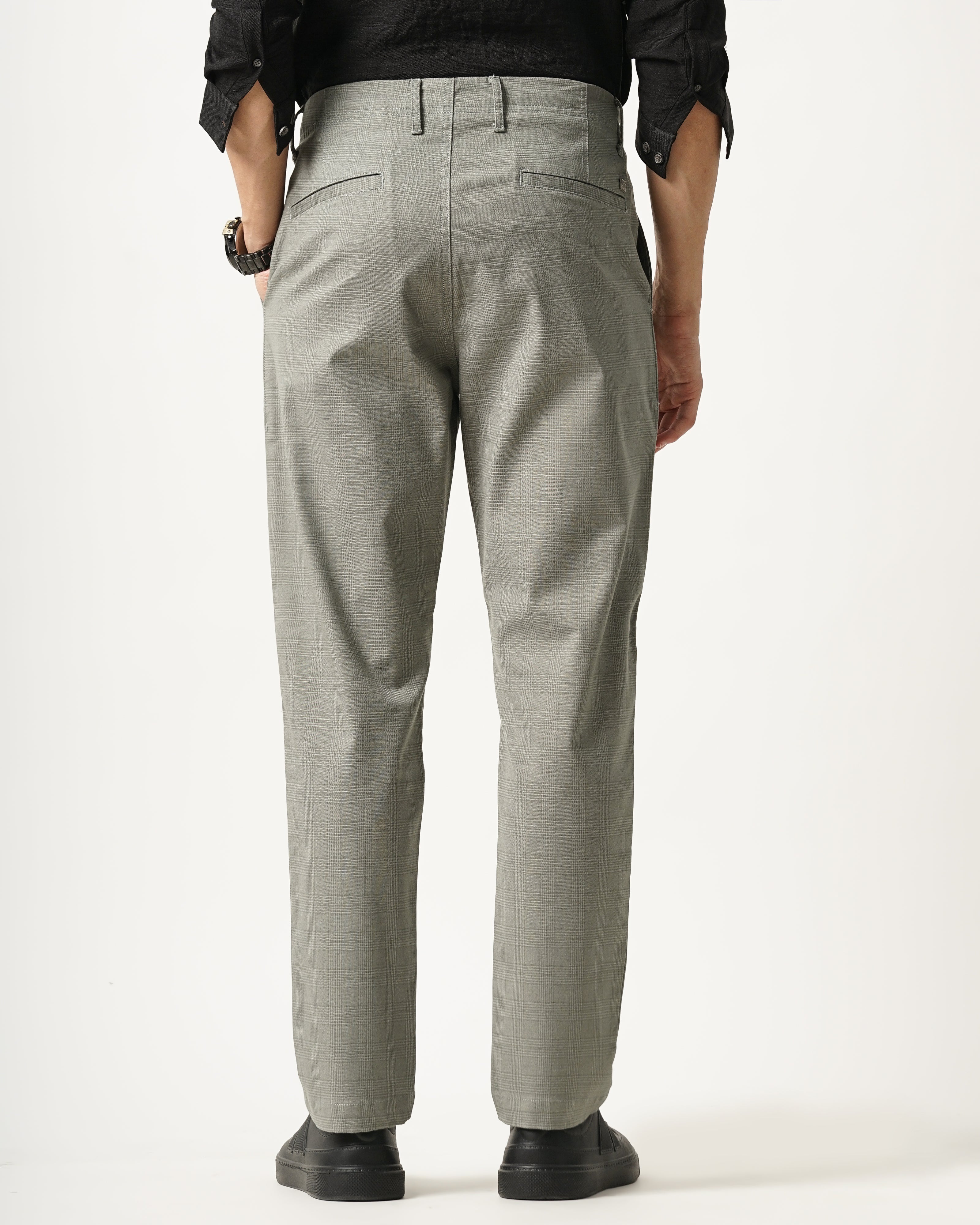 MEN'S REGULAR FIT TROUSERS