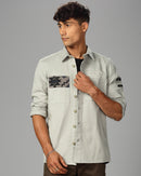 MEN OVERSHIRT FIT SHACKET