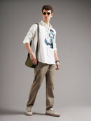Men Tailored Low-Rise Trousers