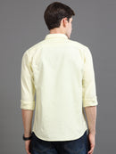 Men Oxford Embroidary Slim Fit Shirt