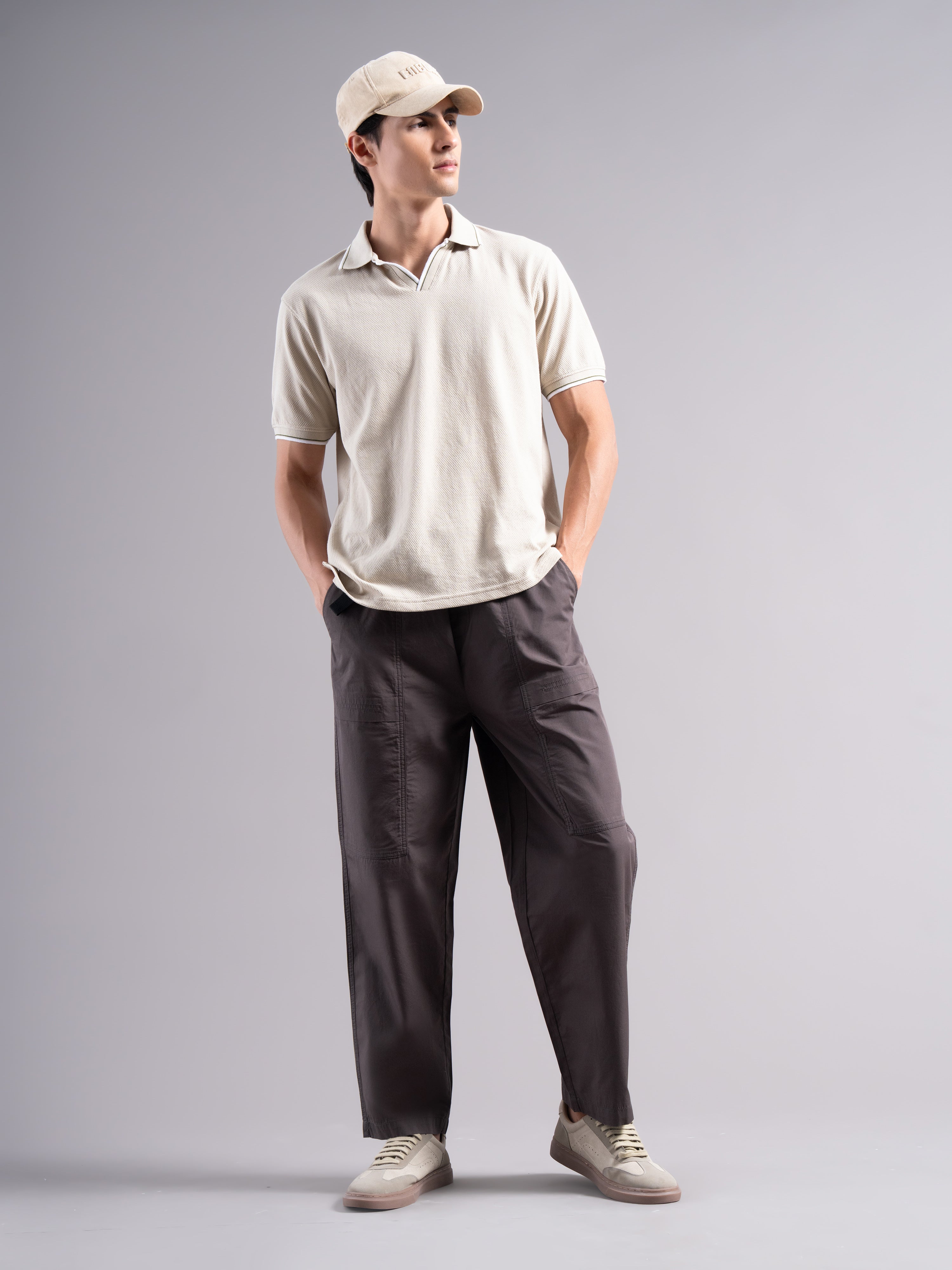Men Smart Low-Rise Trousers
