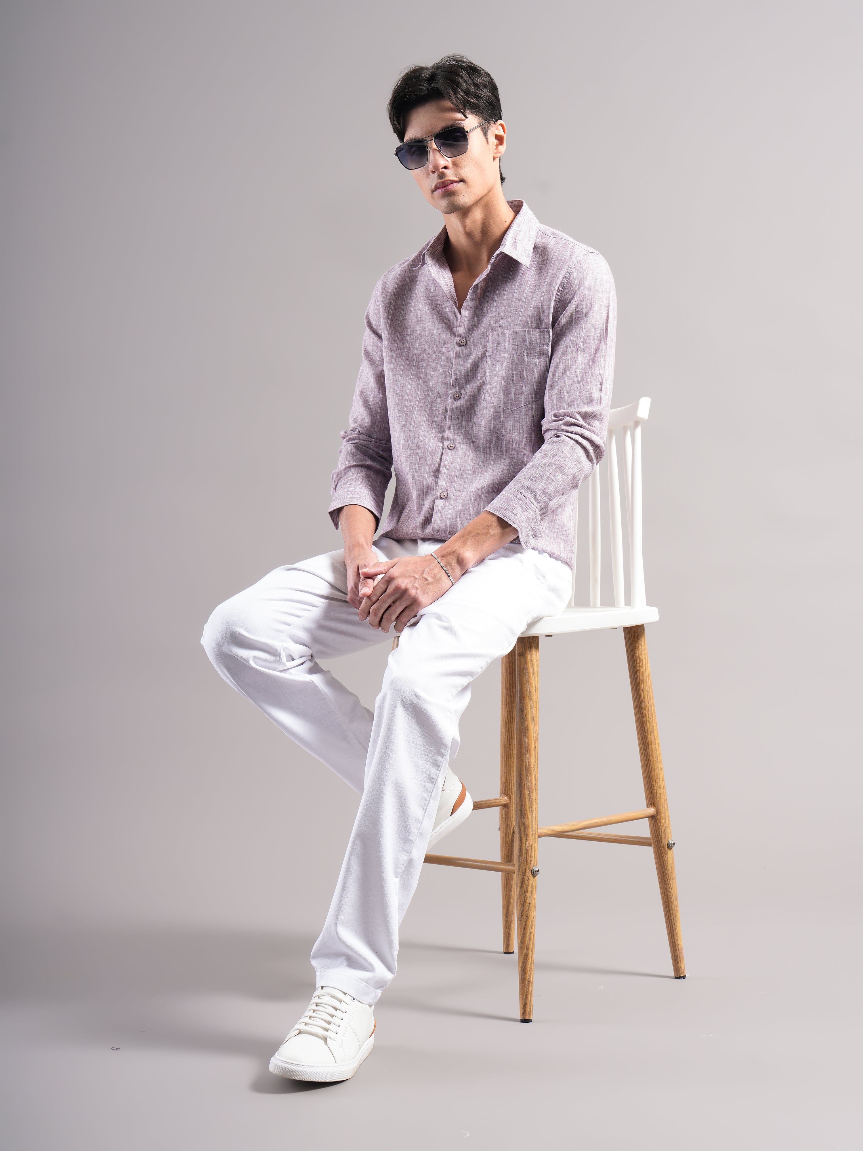 Men Smart Slim Fit Casual Shirt