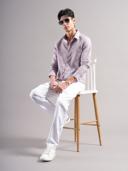 Men Smart Slim Fit Casual Shirt