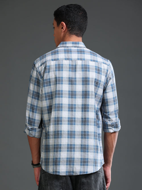 Men Premium Oxford Checks Shirt