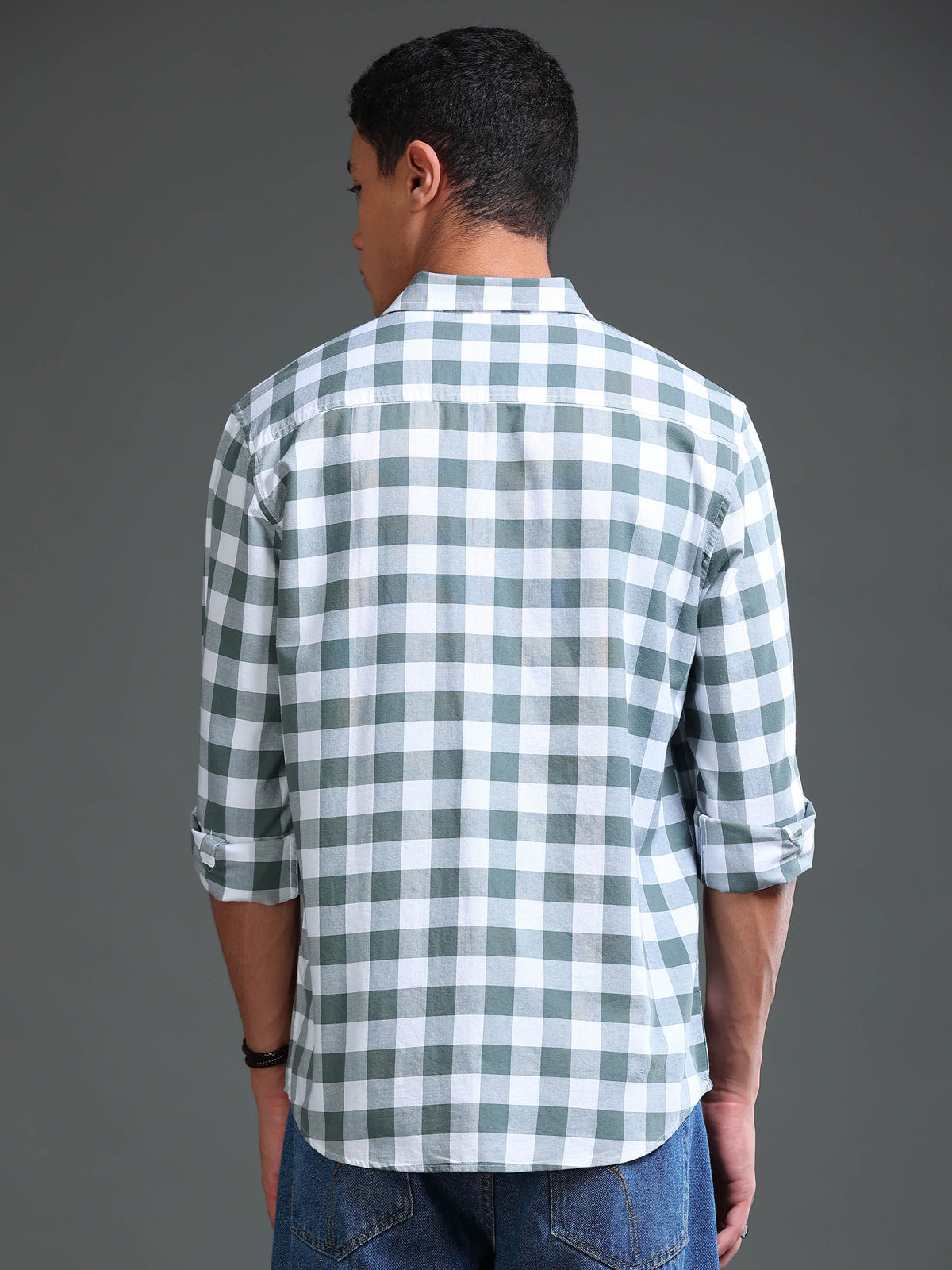 Men Premium Oxford Checks Shirt