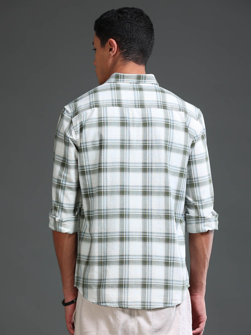 Men Premium Oxford Checks Shirt