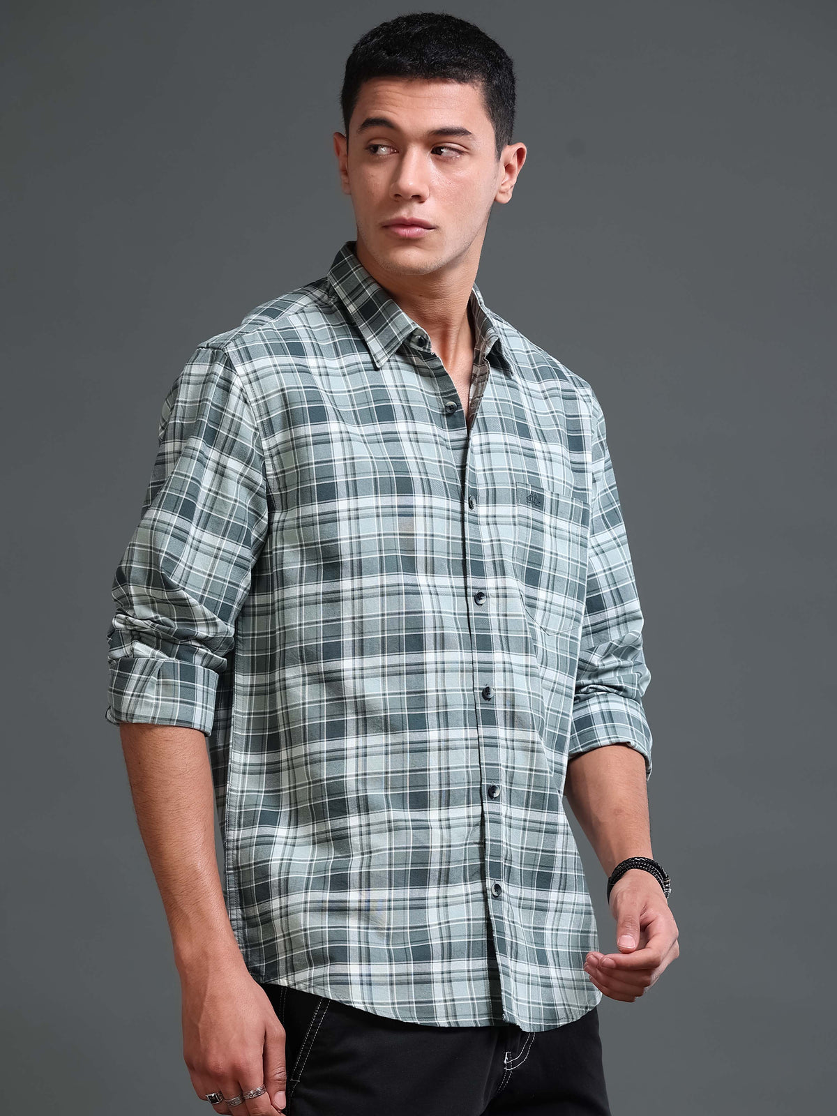 Men Premium Oxford Checks Shirt