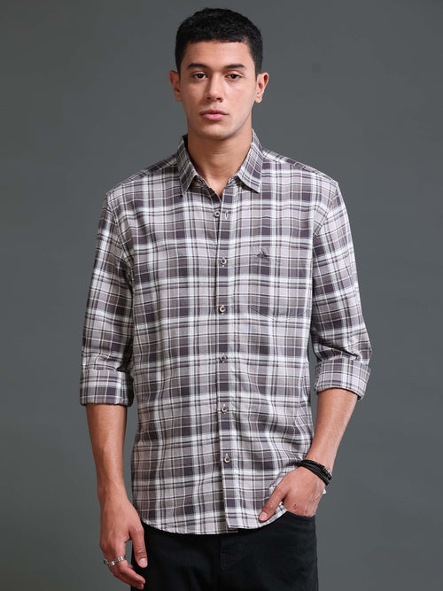 Men Premium Oxford Checks Shirt